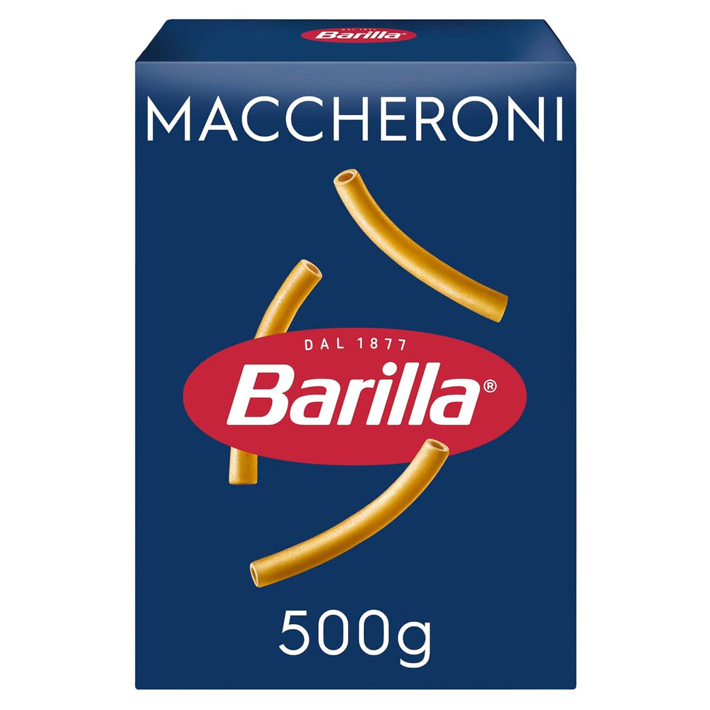 Makaron Barilla Klasyczny Maccheroni nr. 44 sztuk wysokiej jakości pszenicy durum, zawsze al dente, 500g