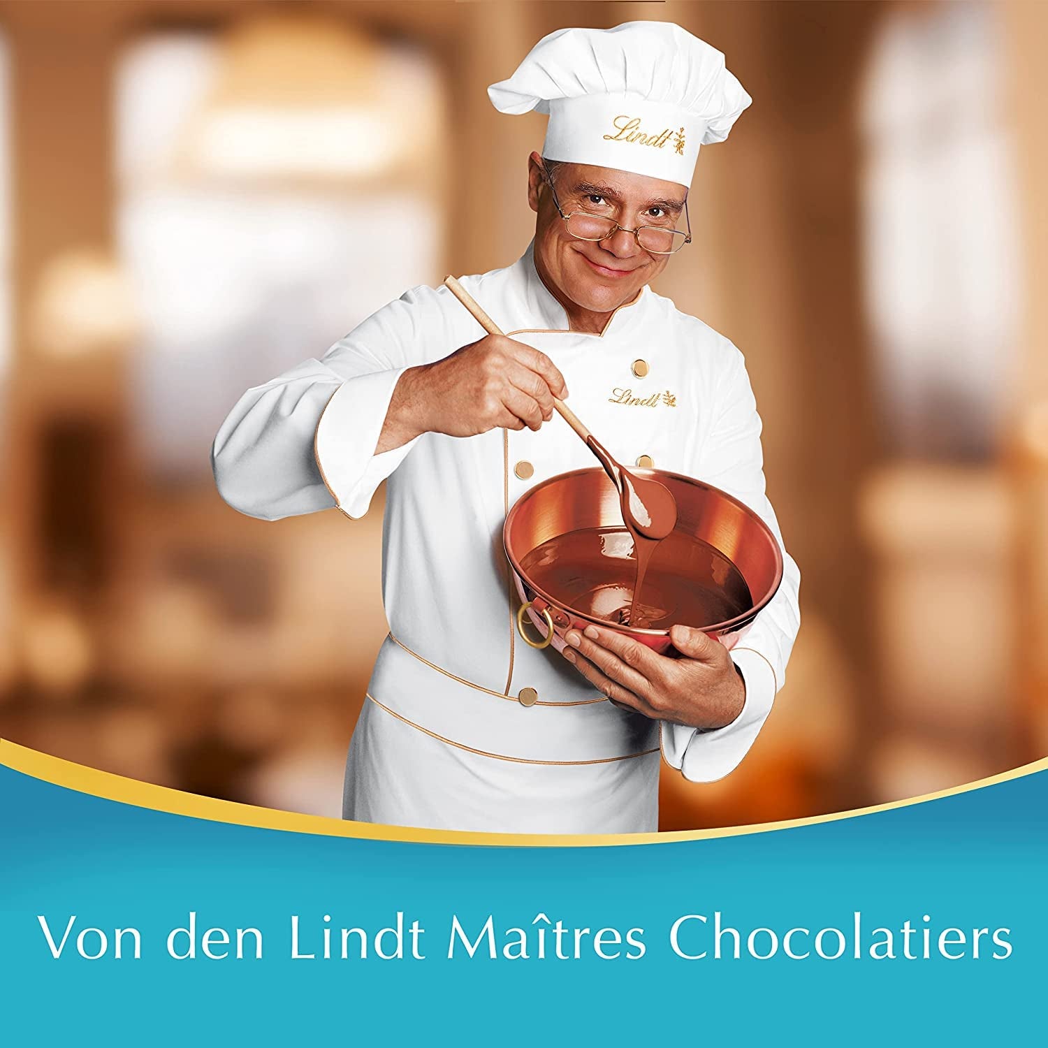 Kulki czekoladowe LINDOR | 1 kg zamykana torebka | ok. 80 kulek z mlecznej czekolady z nadzieniem miętowym | Opakowanie zbiorcze i kulki czekoladowe LINDOR Solony Karmel