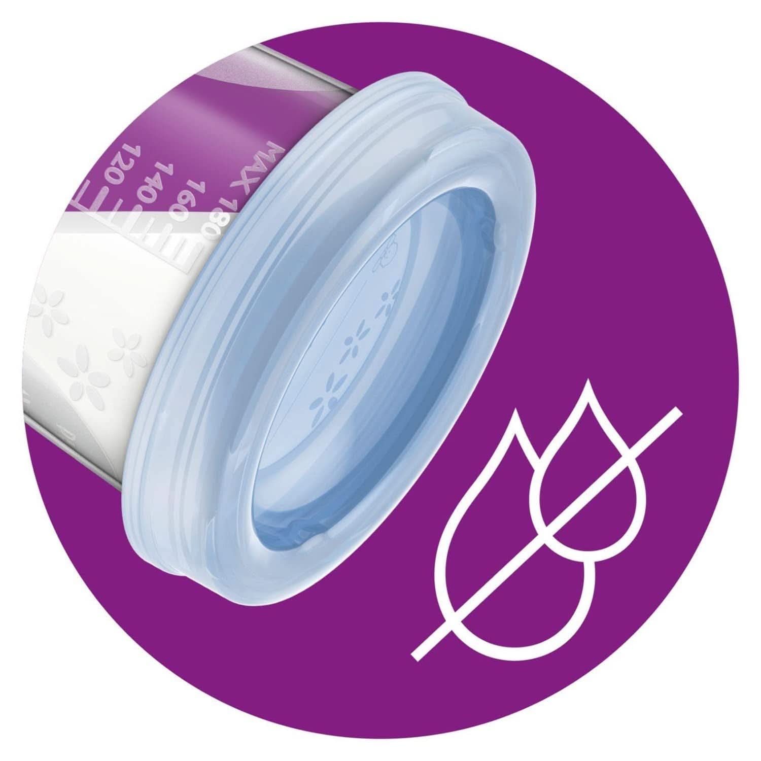 Philips AVENT SCF619/05 Przechowywanie Becher Für Muttermilch, Becher Inklusive Deckel Akcesoria Żywność i karmienie piersią Sklep Bebe Naty