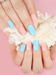 EBANKU 576 bucăți unghii scurte prin presare cu lipici de unghii, 12 culori unghii artificiale mate scurte, 8 unghii artificiale strălucitoare scurte, 4 unghii artificiale cu sclipici