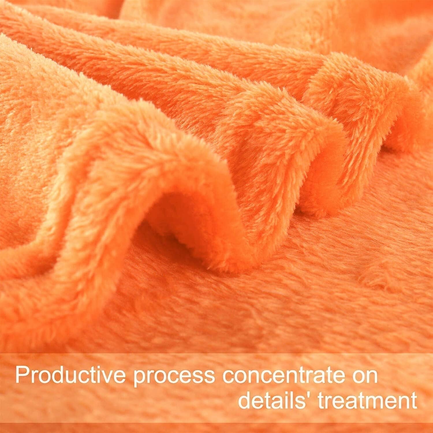 Sourcing Map Cosy pătură cuvertură cuvertură de pat Soft & cald fleece pătură ca canapea pătură Canapea pătură Living și cuddly pătură Pătură de lână din pluș moale catifelat Orange 150X200Cm Paturi si Cuverturi Besuche den uxcell-Store