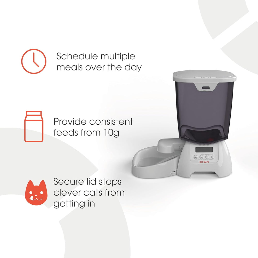 Automat do Trockenfutter Dł.: 21,1 cm Szer.: 21,1 cm Wys.: 36,8 cm 3 kg 905 g