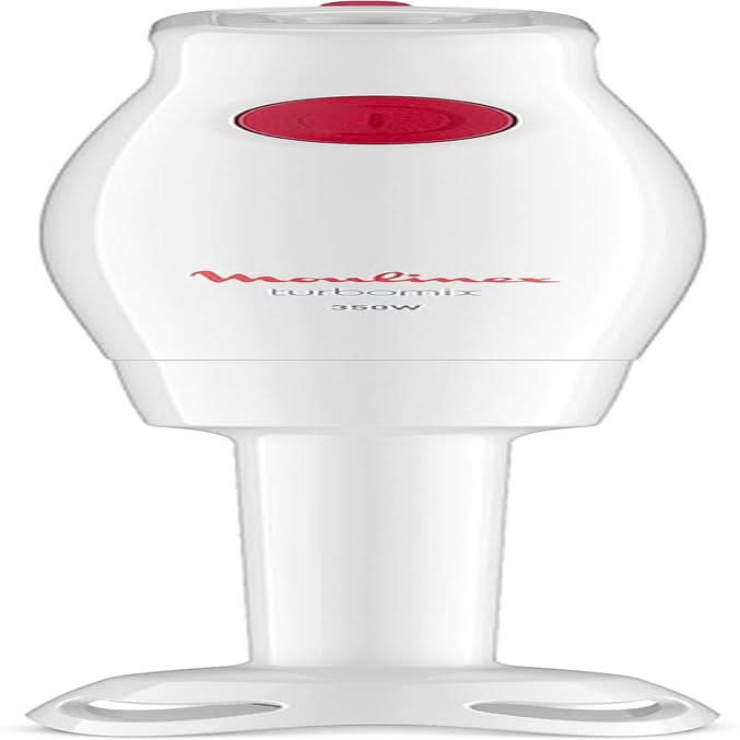 Stabmixer Turbomix DD12A1 | 350 W | Ergonomischer Griff | 2 Robuste Zelkrom-Klingen | Spritzschutz | Spülmaschinenfeste Abnehmbare Teile | Weiß Mama si Copilul Naty Shop