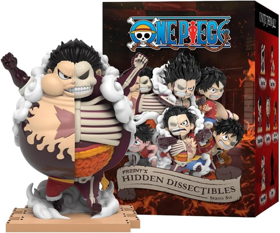 Mighty Jaxx Hidden Dissectibles: One Piece Series 6 (Luffy Gears) | Surprise Box Collectible Figure | ONE Random Character Action figures Naty Shop