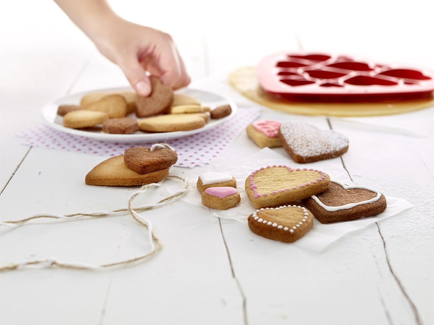 Forme de biscuiți de Crăciun Lékué, set de 3