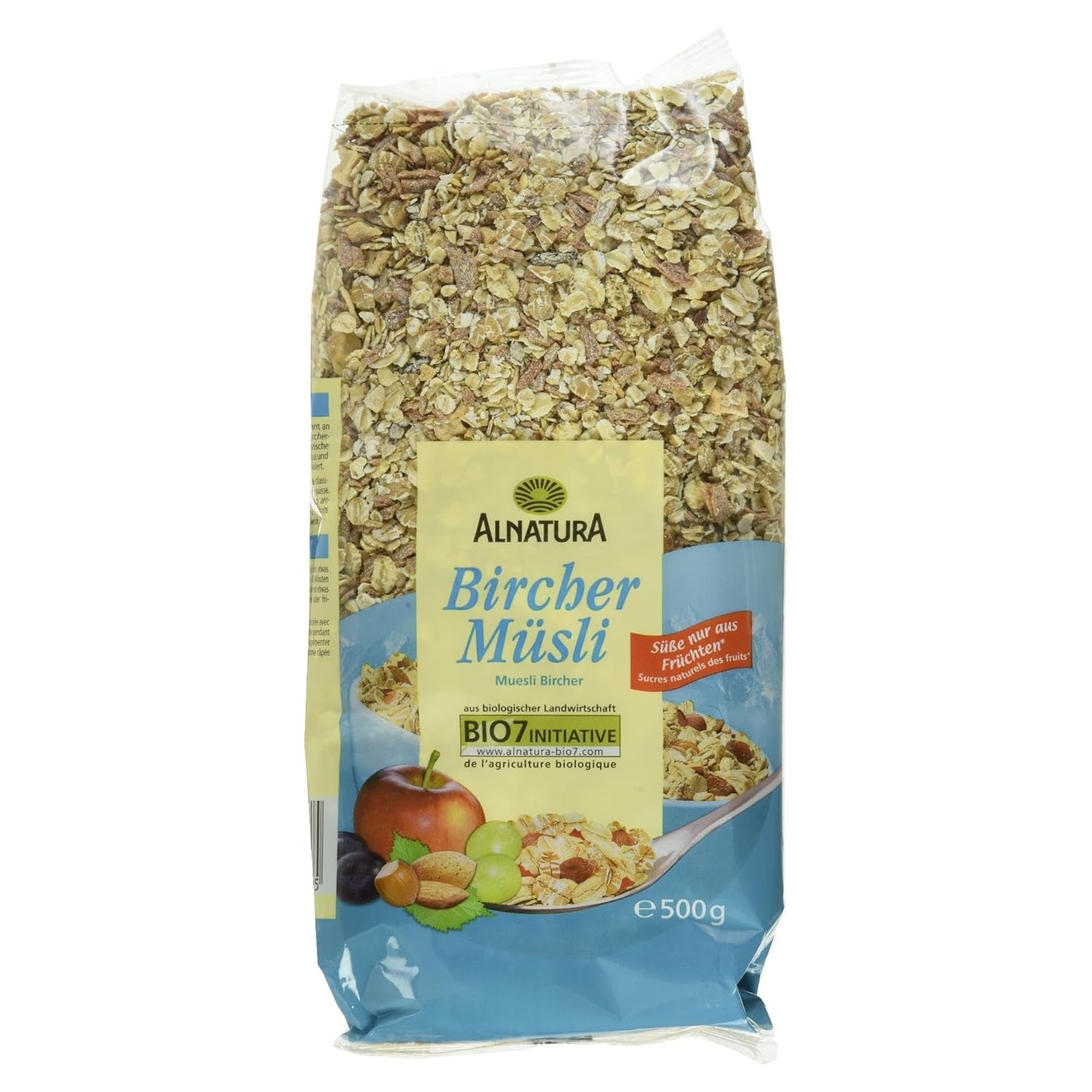 Organiczne musli Bircher, wegańskie (1 x 500 g)