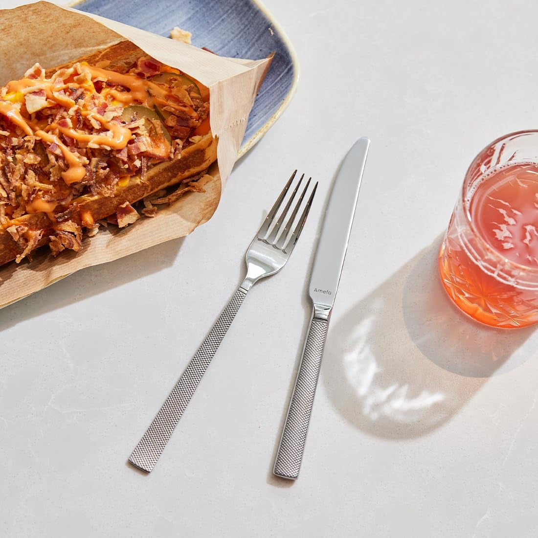 Zestaw sztućców Amefa JEWEL dla 8 osób, 32 sztuki Kitchen Naty Shop