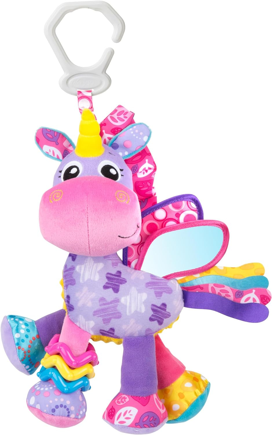 Playgro activity friend unicorn Stella, remorcă pentru cărucior, de la 0 luni, roz/violet, 40183 Jucarii Bebe Naty Shop Unicorn
