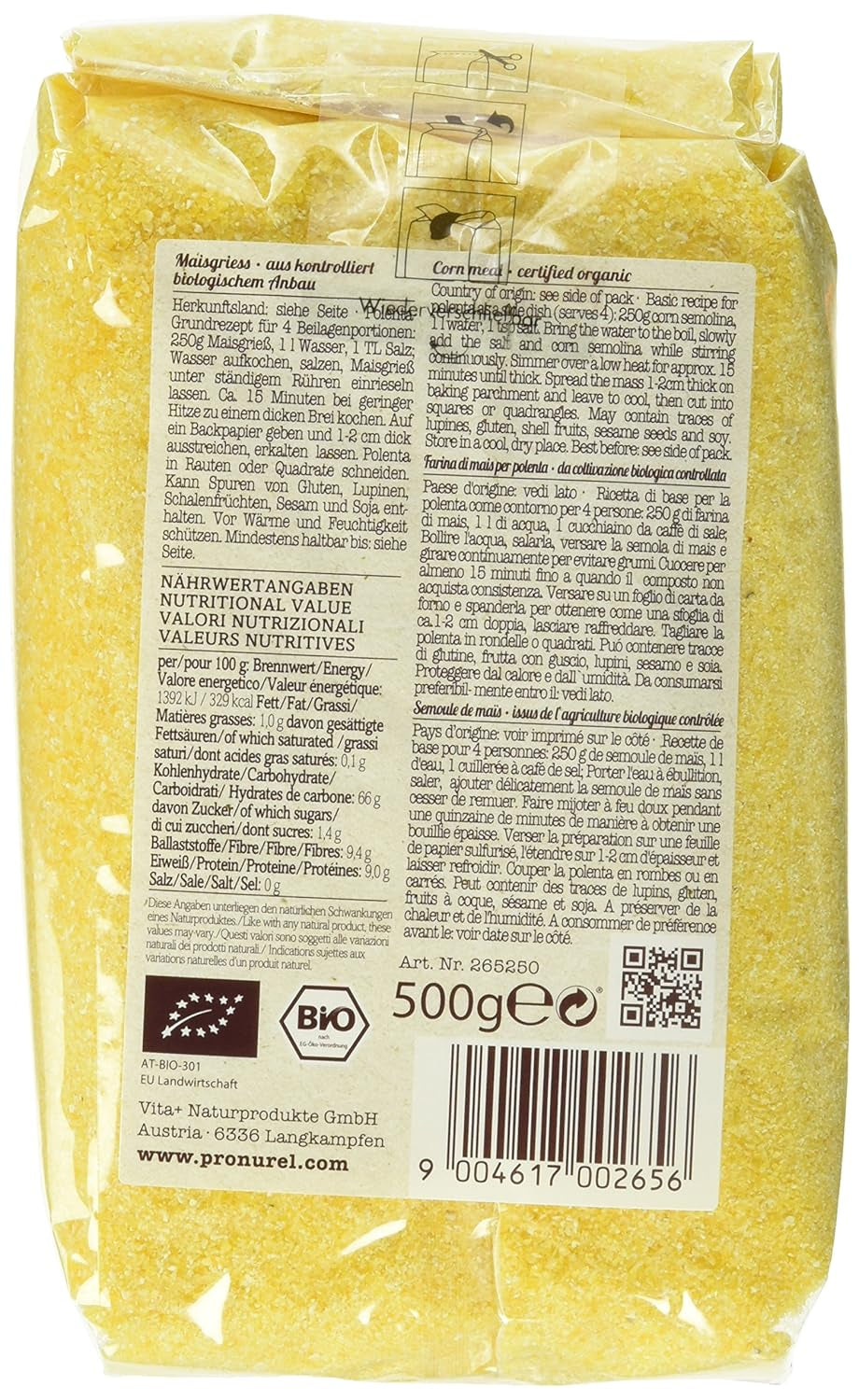 Maślanka organiczna Verival, opakowanie 6 szt. (6 torebek x 500 g) - Ekologiczne