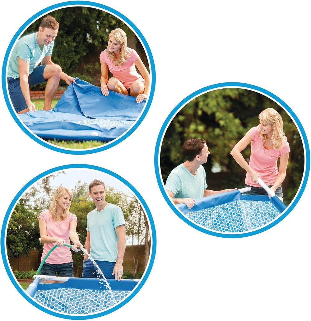 Basen Intex o wymiarach 2,4 m x 51 cm z metalową ramą