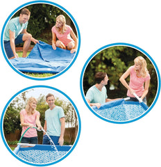 Basen Intex o wymiarach 2,4 m x 51 cm z metalową ramą