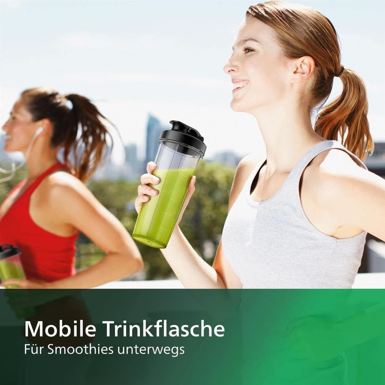 Mikser stojący i ekspres do smoothie Philips – 600 W, 2-litrowy becher, aplikacja Homeid, 2 Geschwindigkeitsstufen + funkcja impulsowa, Problend, funkcja kruszenia lodu (HR2291/41) Kuchnia Naty Shop