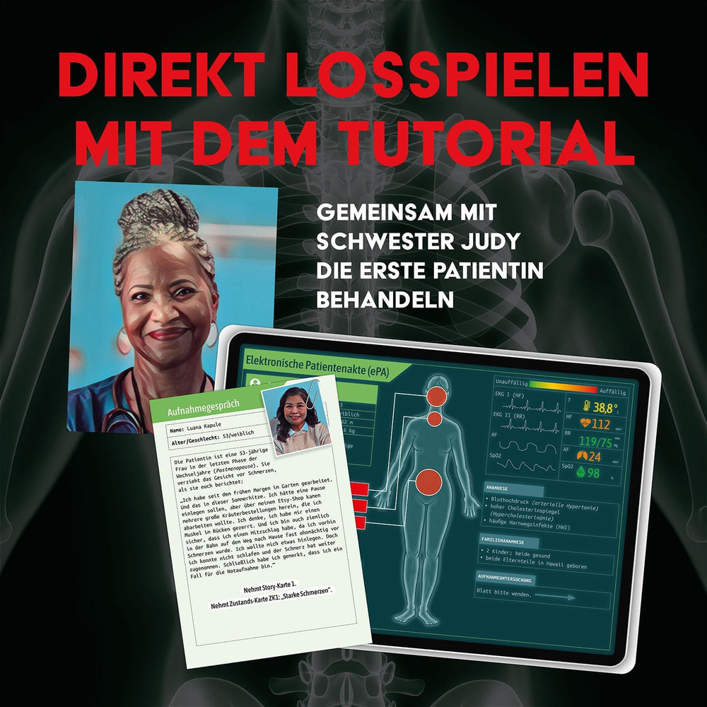 KOSMOS 684426 Medical Mysteries - Miami Medical Co-op RPG Gra planszowa Medical Crime Files dla osób w wieku 16 lat i starszych