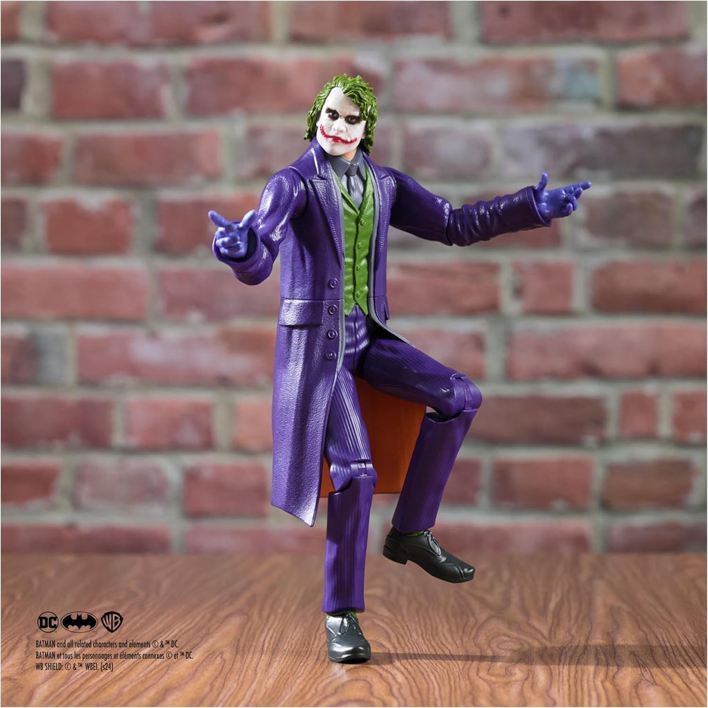 DC Comics the Dark Knight - Joker Action Figure Cunoscut din legendara trilogie the Dark Knight în 30cm. De la 3 ani Action figures Naty Shop