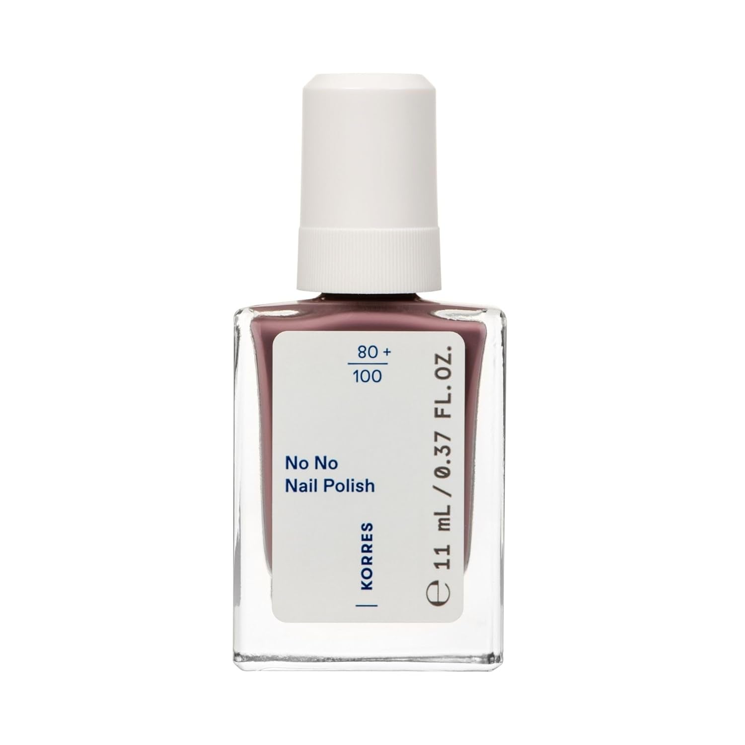 Baza do lakieru KORRES No No - 10% baza wegańska bez uwalniania, dla długotrwałego, odpornego na odpryski koloru, 11 ml - naturalnie wypielęgnowane paznokcie, bez substancji szkodliwych