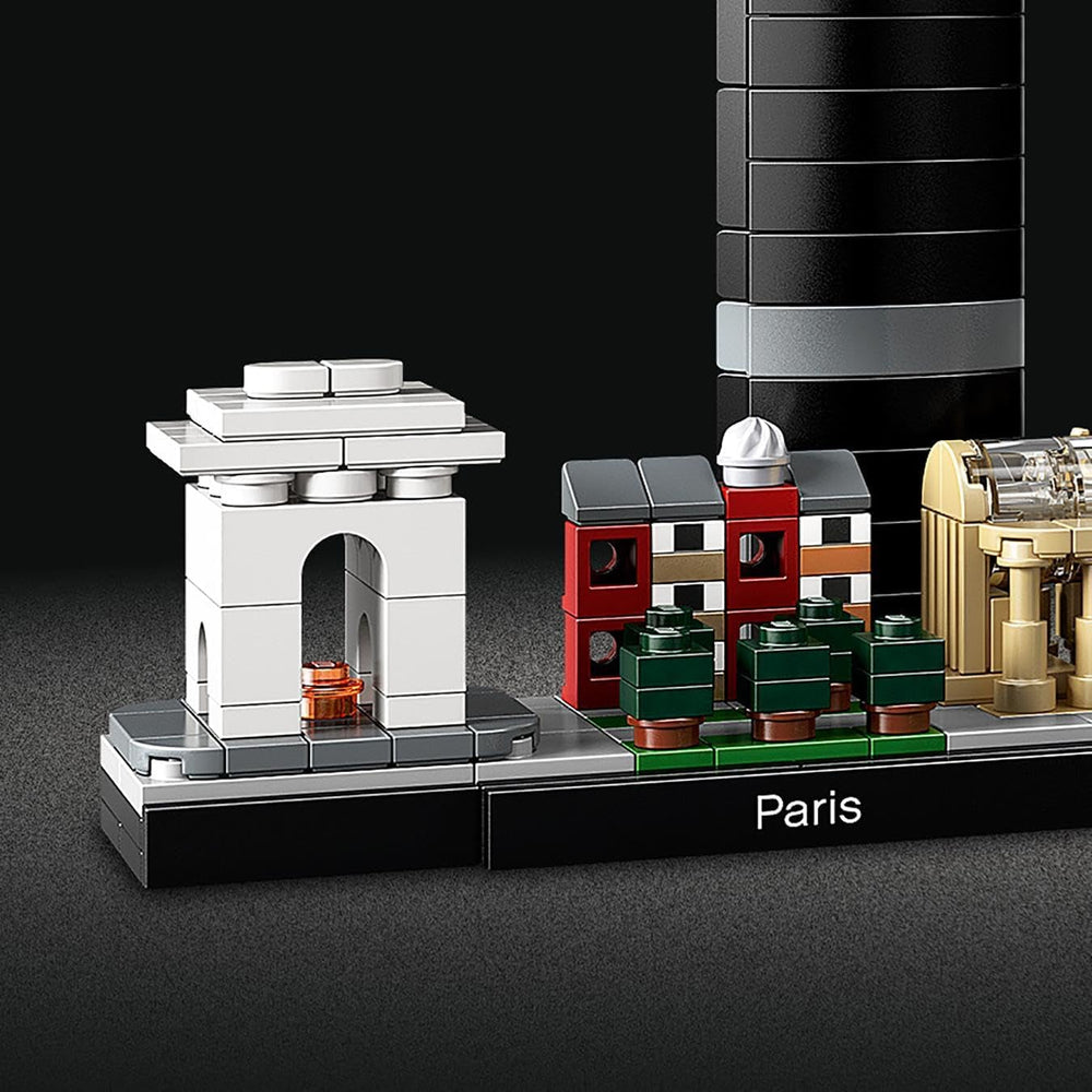 LEGO Architecture Paryż, Wieża Eiffla, Pola Elizejskie i Luwr, kolekcja Skyline, dekoracje do domu i biura, pomysły na prezenty dla kolekcjonerów, mężczyzn i kobiet 21044 Zestawy do budowania Besuche w sklepie LEGO