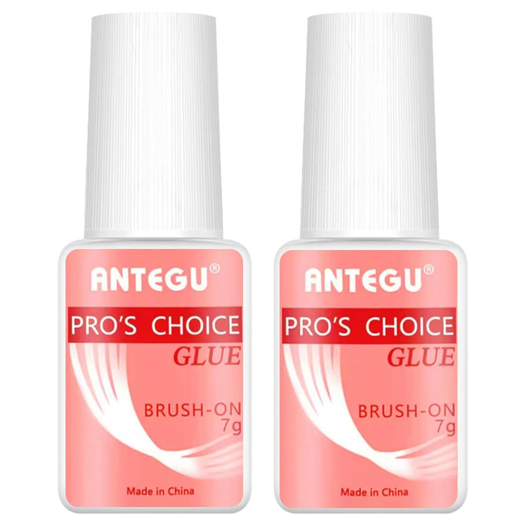 Lipici extra puternic pentru unghii – Include pensulă, 4 x 7g lipici pentru extensii de unghii, lipici acrilic pentru vârfuri și lipici artificial pentru unghii