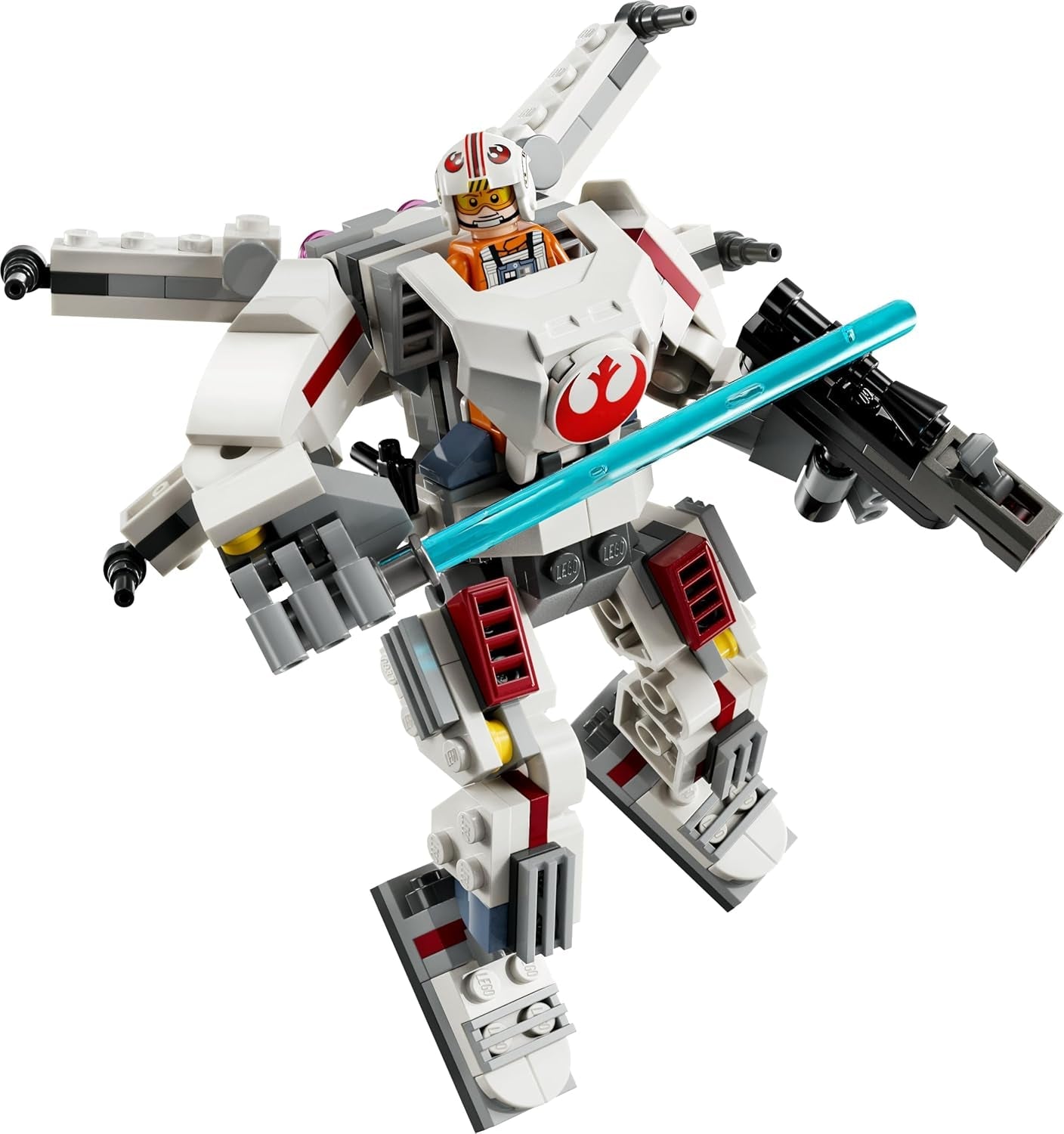 LEGO Star Wars Mech X-Wing Luke'a Skywalkera, kolekcjonerskie klocki, przygoda akcji, pomysł na prezent dla kreatywnych chłopców i dziewcząt w wieku od 6 lat 75390 Zestawy do budowania Besuche w sklepie LEGO