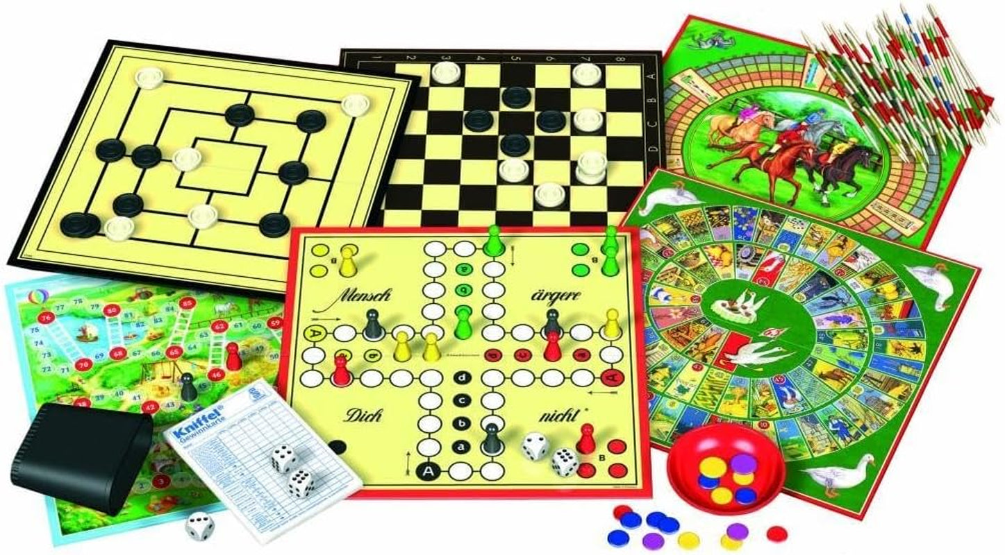 Schmidt Spiele 49147 - Colecție de jocuri, cu 100 de opțiuni de joc