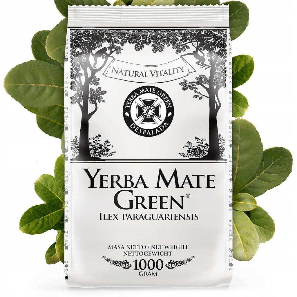 Yerba  Brazilia Despalada 1 kg ● Ceai mate uscat la aer din frunze de mate ● Mate paraguayan natural 50 g ● Aromă naturală de ceai mate ● Ceai yerba mate fără aditivi ● Ceai mate în vrac