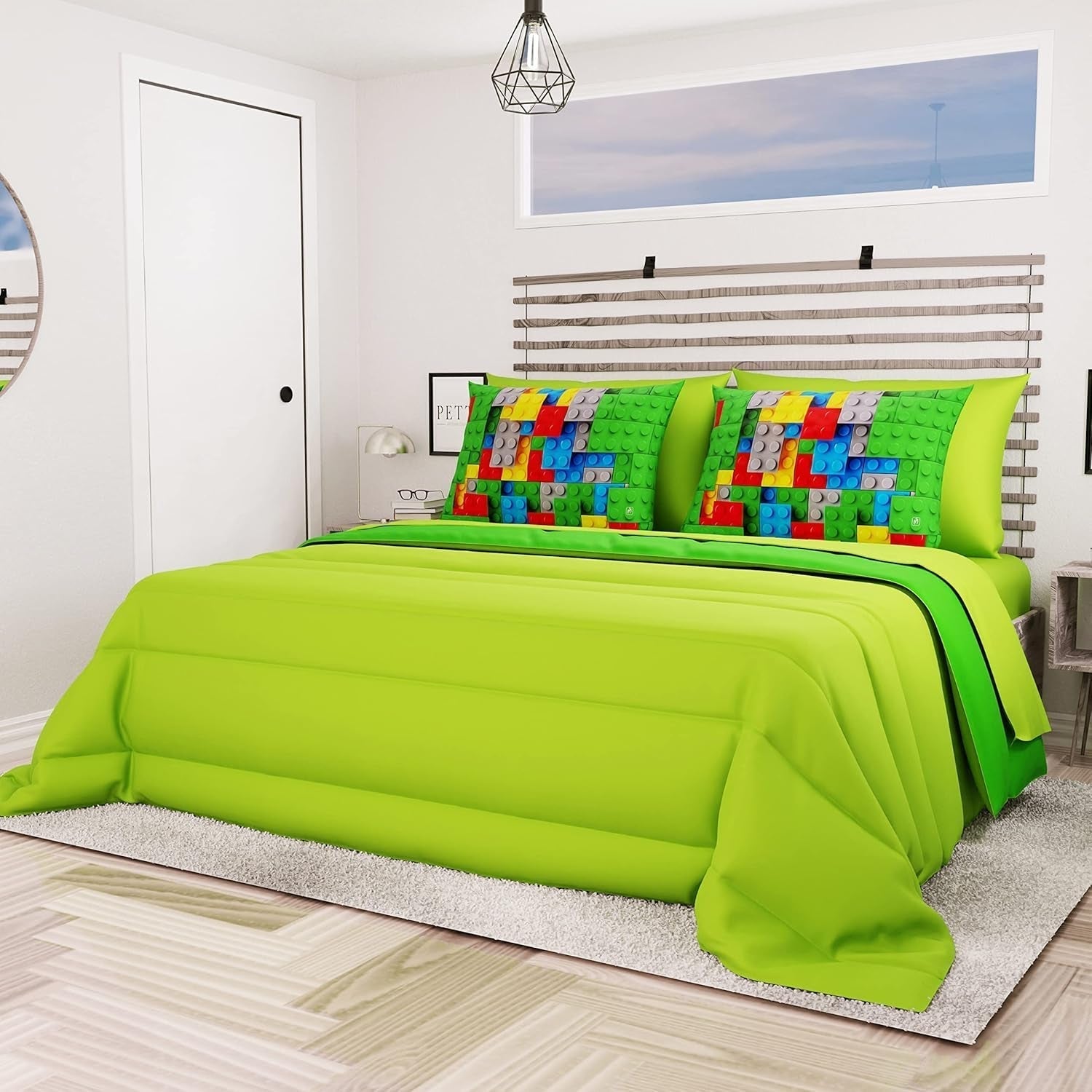 PETTI Artigiani Italiani - Koc zimowy na podwójne łóżko, maxi, monochromatyczny, dwustronny, biały, szary, 100% Made in Italy