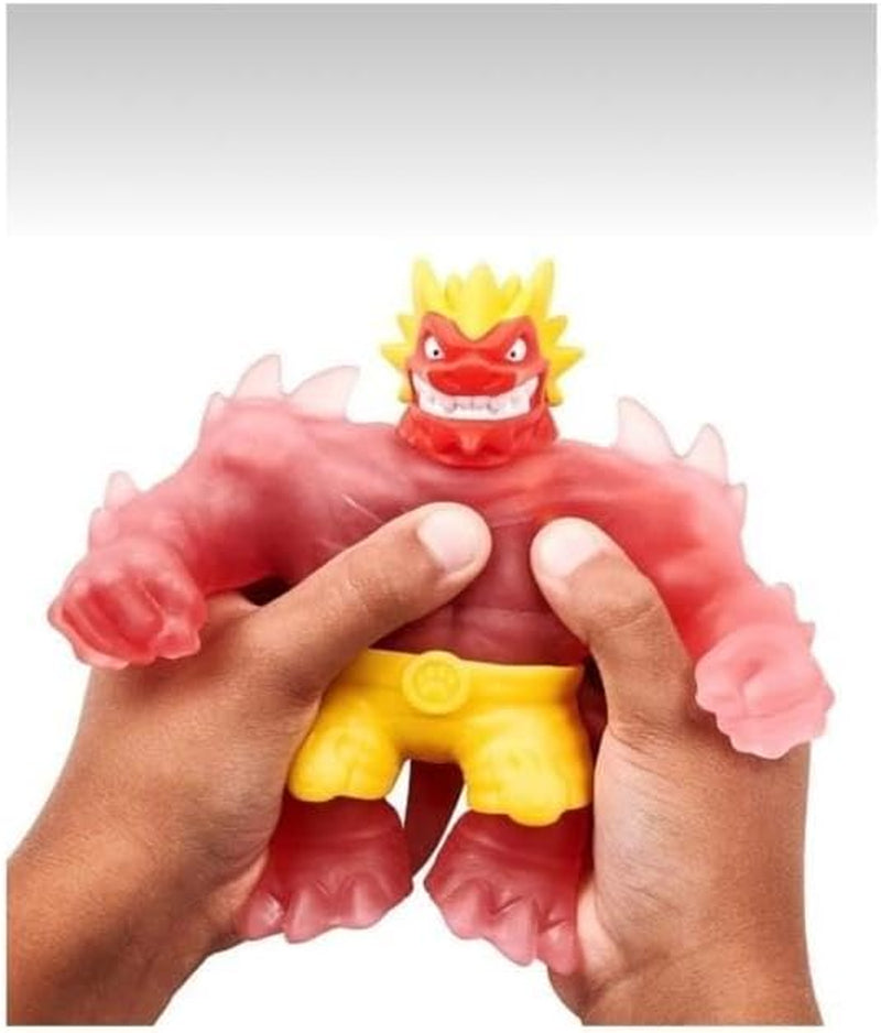 Heroes of Goo Jit Zu-Shifters Versus Pack: Liquid Gold Pantaro VS Shadow Orb Scorpius: Două figuri de acțiune super elastice și extensibile cu umplutură unică Goo și Goo, 41407 Action figures Naty Shop Blazagon