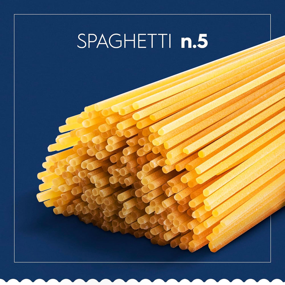 Barilla Pasta Klassische Spaghetti n.5 aus wysokiej jakości Hartweizen immer al dente, (1 x 500 g), geschmacklos