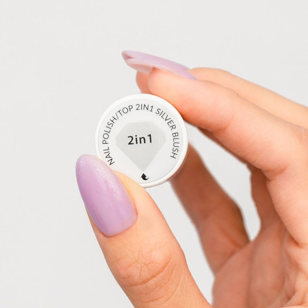 Lakier do paznokci Semilac Top Classic SILVER BLUSH 7 ml