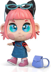 Sophie mit Emoti-Augen, Mehrfarbig, Reiseppuppen aus der Zeichentrickserie, mit über 10 Accessoires, Geschenk für Mädchen und Jungen ab 3 Jahren