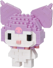 BANDAI - Nanoblock - Hello Kitty - Kuromi - Mini-Bausteinfigurka, Pixelart - 160 Teile - NBH179