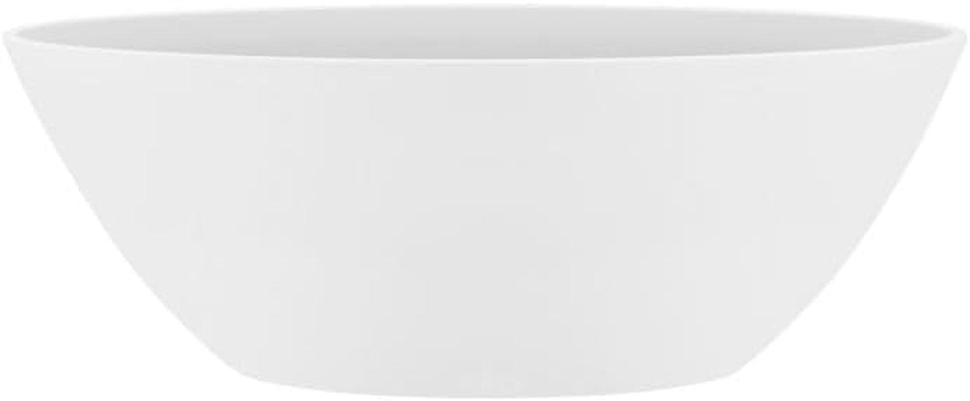 elho Brussels Oval 36 - Ghiveci de flori de interior - Ø 36,0 x Î 13,1 cm - Alb/Alb