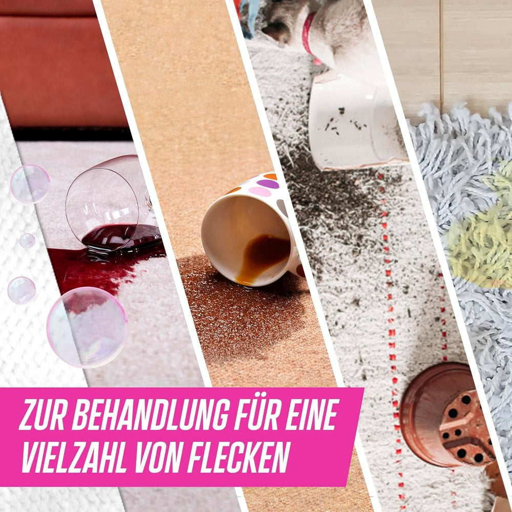 Vanish Oxi Action Multi - Odplamiacz do tekstyliów w sprayu - 660 ml - Detergent do tekstyliów do dywanów i tapicerki - przeciw brudowi i zapachowi moczu Naty Shop