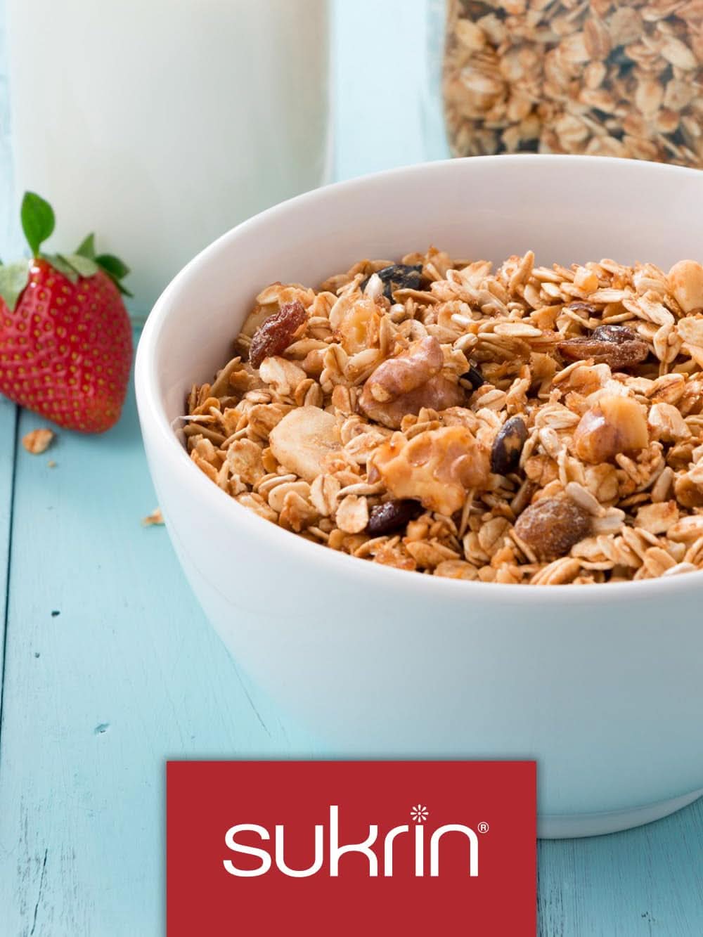 Sukrin Erytrytol, naturalna alternatywa cukru bez kalorii, 1 opakowanie, 500 gramów Słodziki Naty Shop