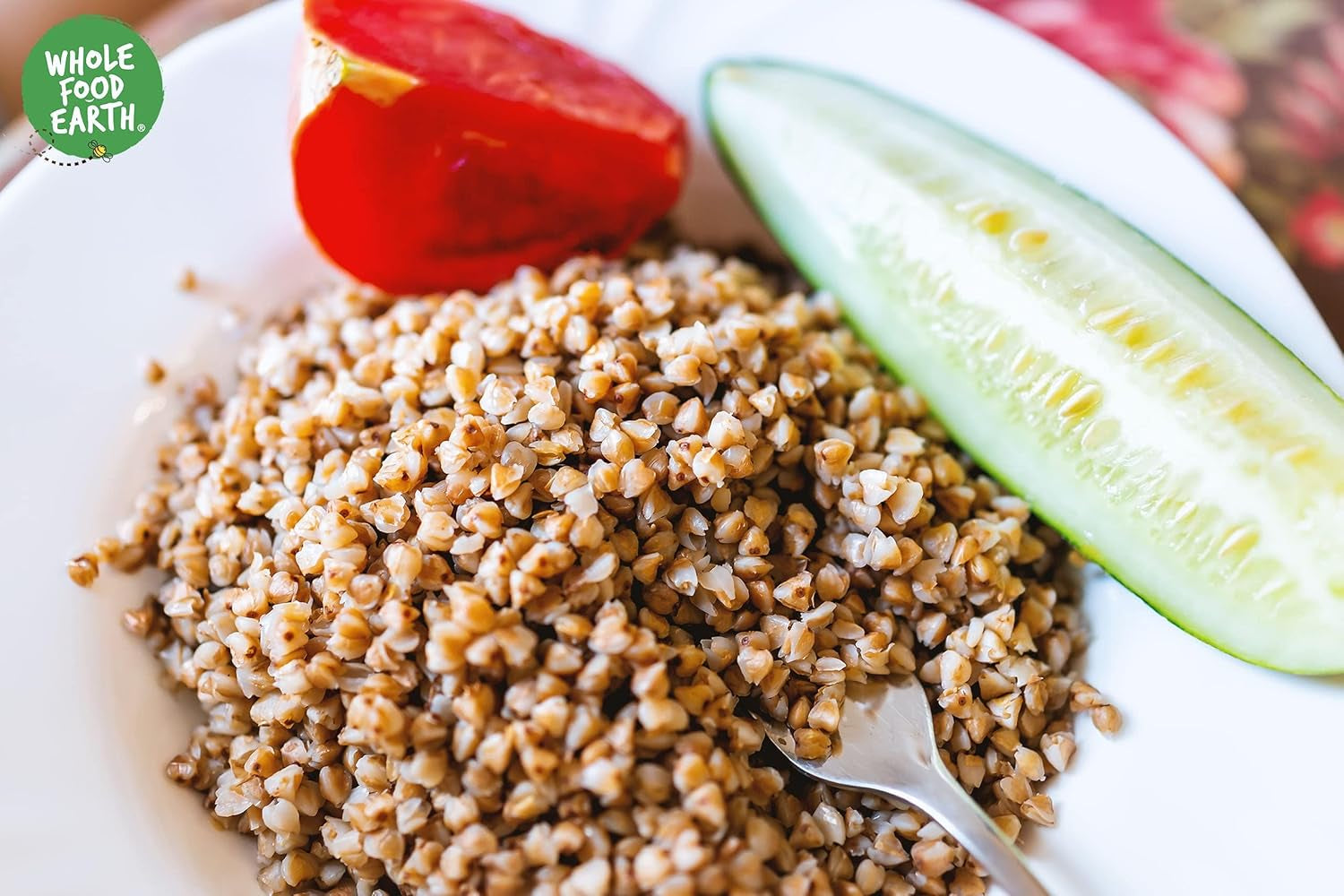 Wholefood Ziemia ekologiczna prażona kasza gryczana, 1 kg