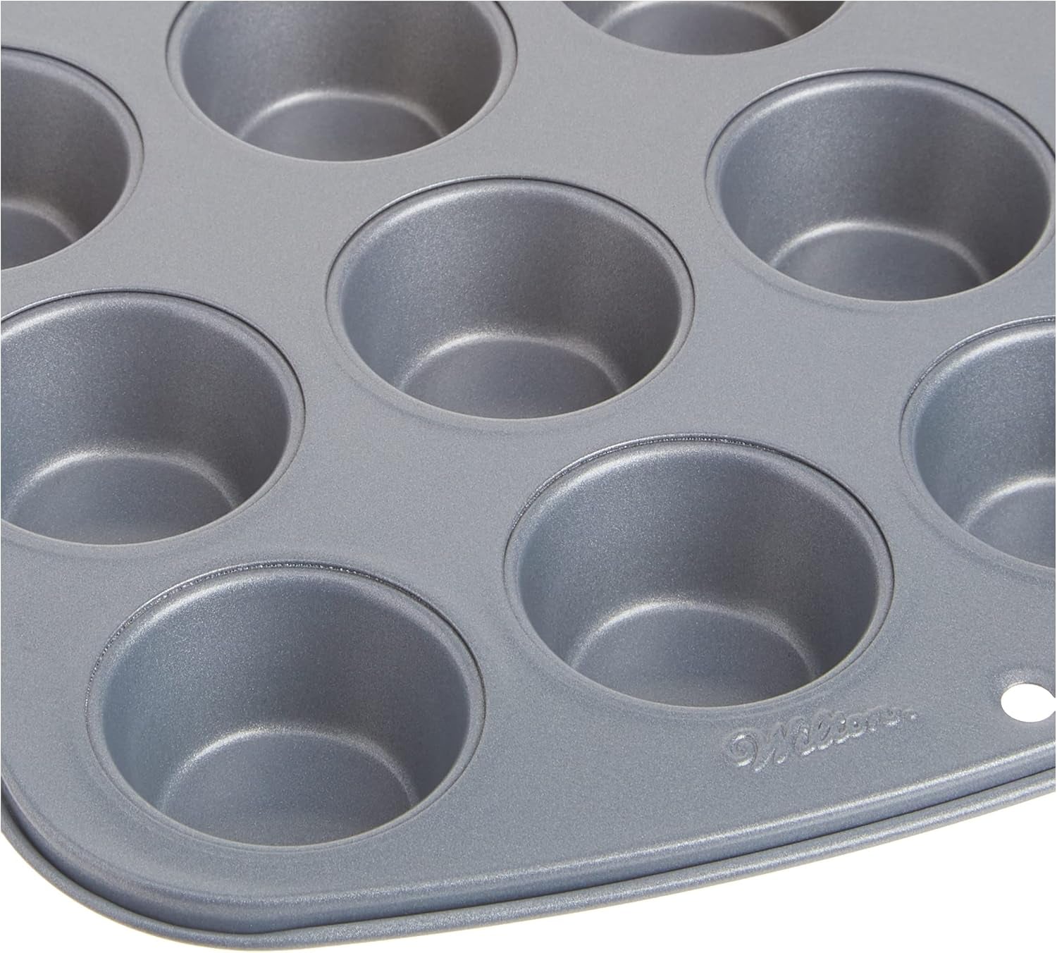 Wilton 24 Er Mini-Muffinbackform, Antihaftbeschichte, Silber Formy i blachy do pieczenia Naty Shop