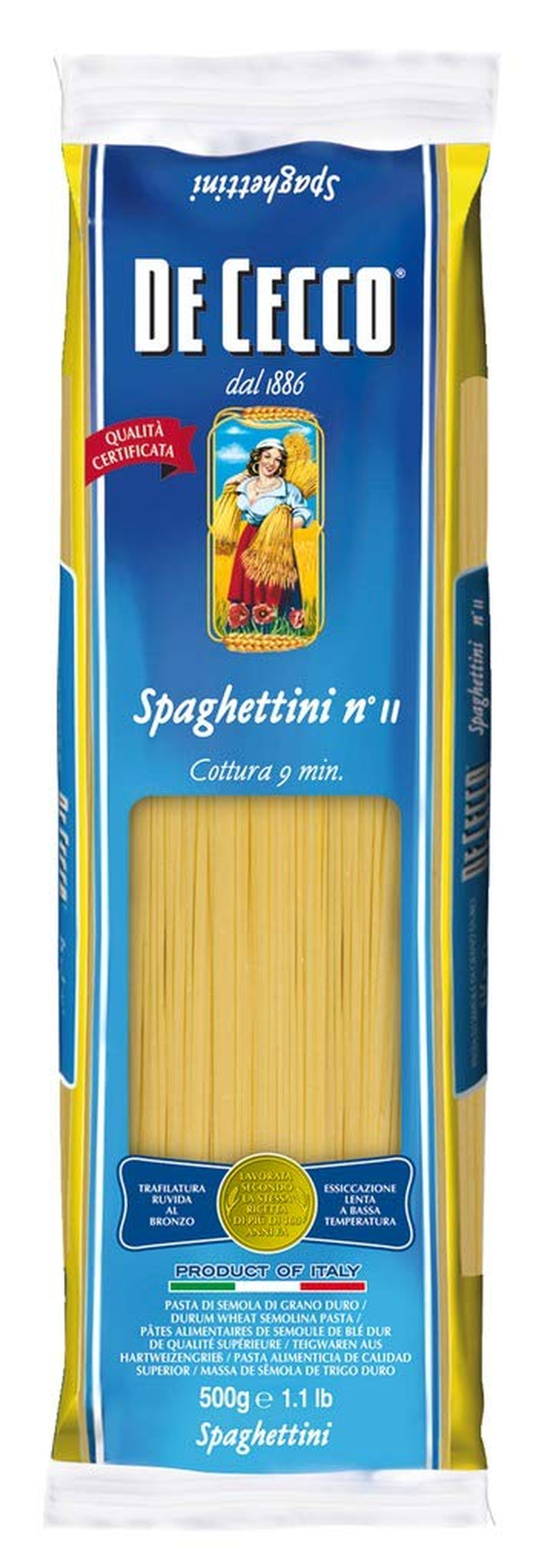 Pasta Spaghettini di Semola di Grano Duro, 500g