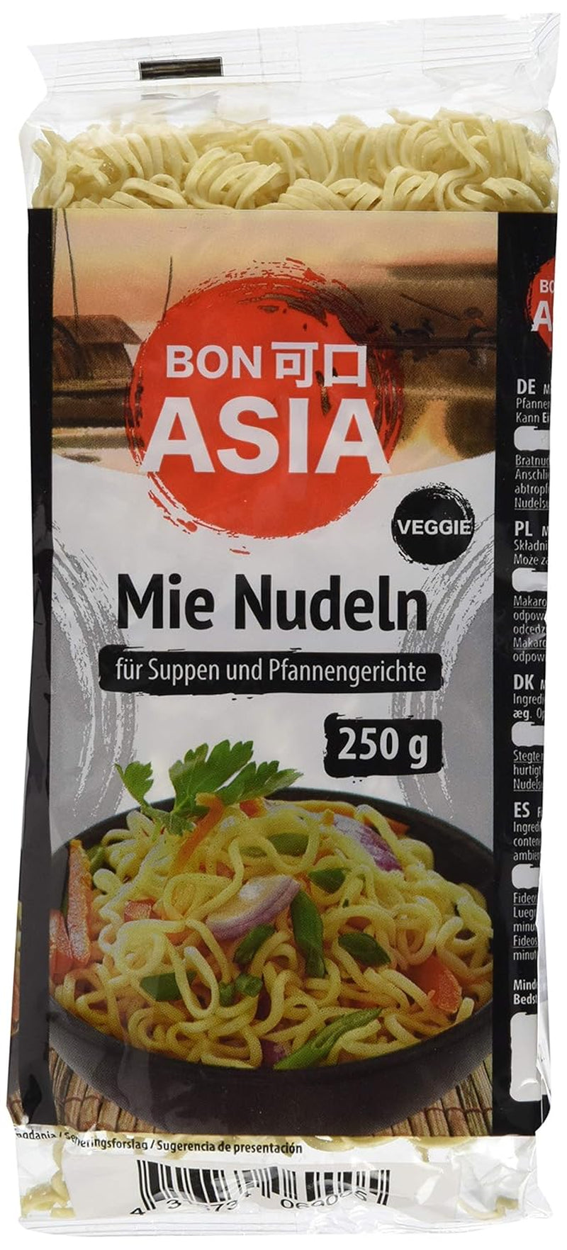 BONASIA Mie Makaron, ohne Ei, 250 g
