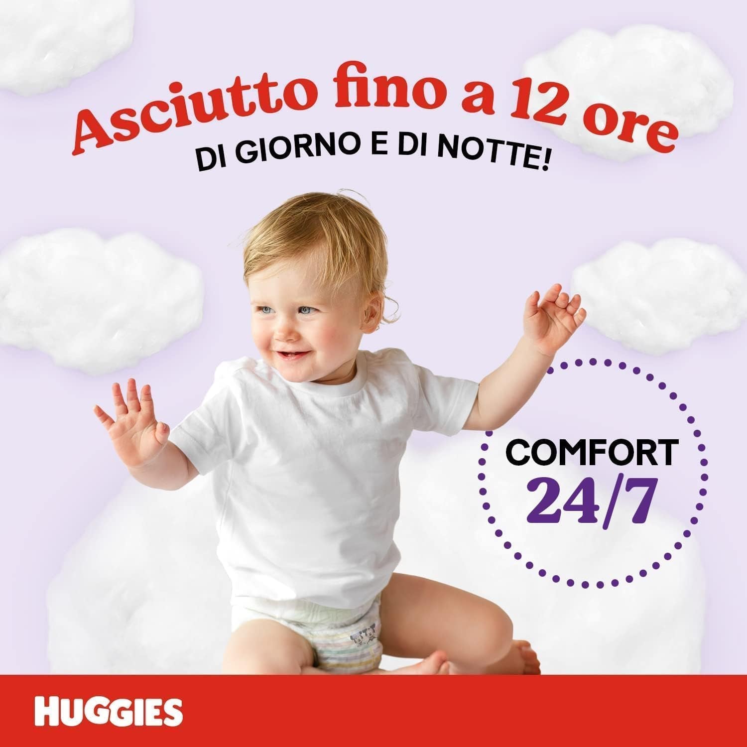 Huggies Ultra Comfort, pieluchy majtkowe, rozmiar 5 (12-17 kg), opakowanie 68 pieluch majtkowych