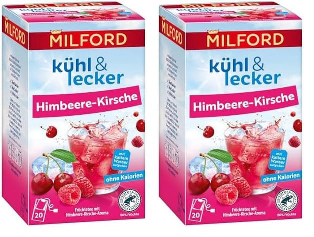 MILFORD Răcoritor și delicios Maracuja-Vanilie | Ceai de fructe cu aromă de maracuja-portocală-vanilie | 18 pliculețe de ceai