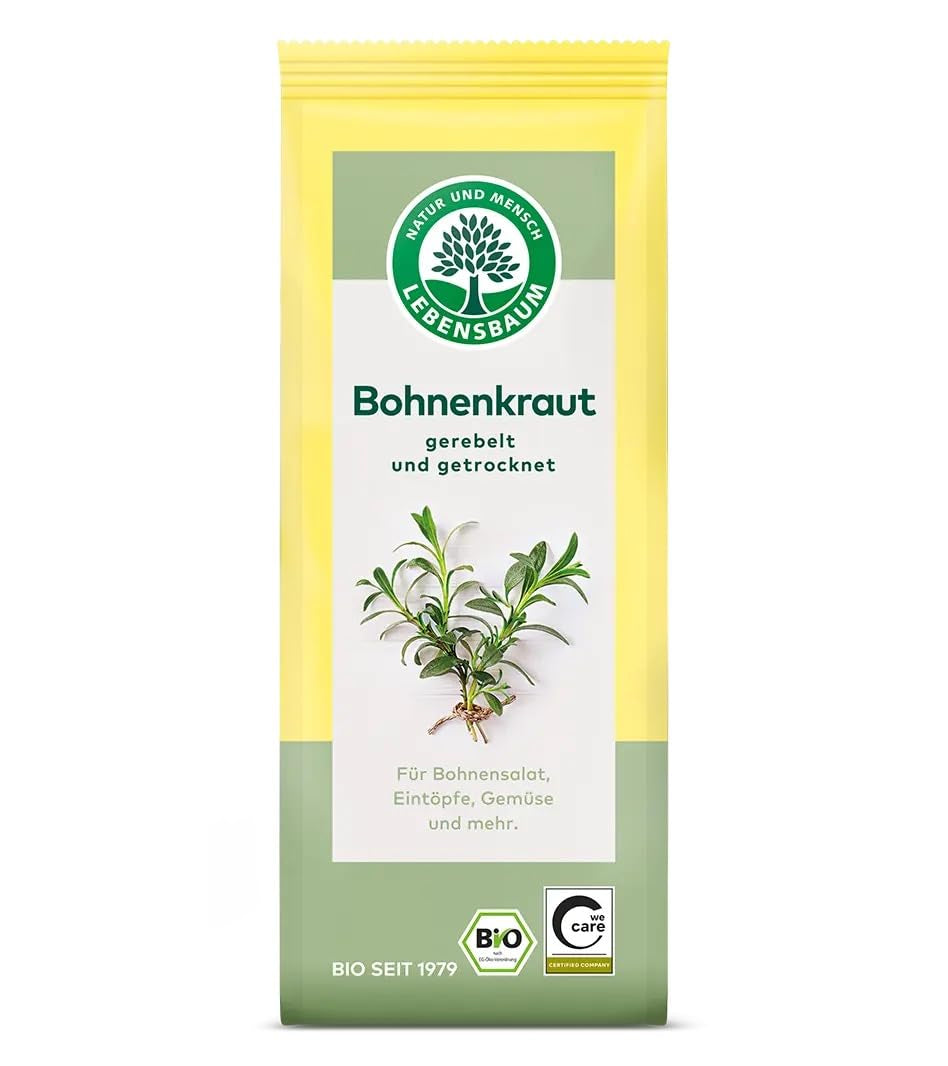 Lebensbaum Liebstöckel geschnitten, Bio-Gewürz mit würzigem Geschmack, Maggi-Kraut für Suppen, Marinaden, Fleisch- und Fisch-Gerichte, wegańskie, 15g