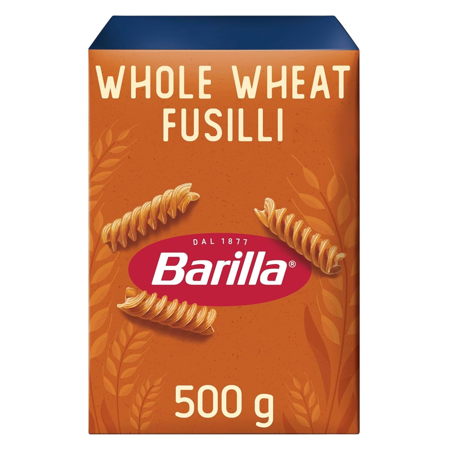 Barilla Pasta Integrale Fusilli – Makaron semolina z naturalnym błonnikiem, 500 g