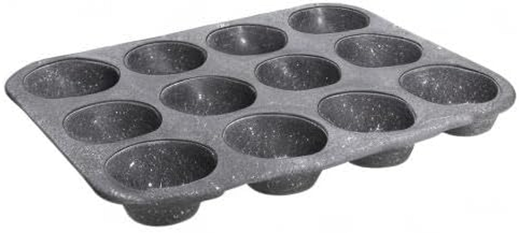 Pure Roq Muffinform Für 12 Muffins, Aluminium, Schwarz Formy i blachy do pieczenia Naty Shop