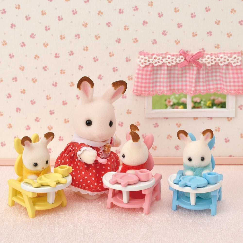 Sylvanian Families L5532 Kit de pornire pentru tripleți - Casa de păpuși Playset Papusi Naty Shop