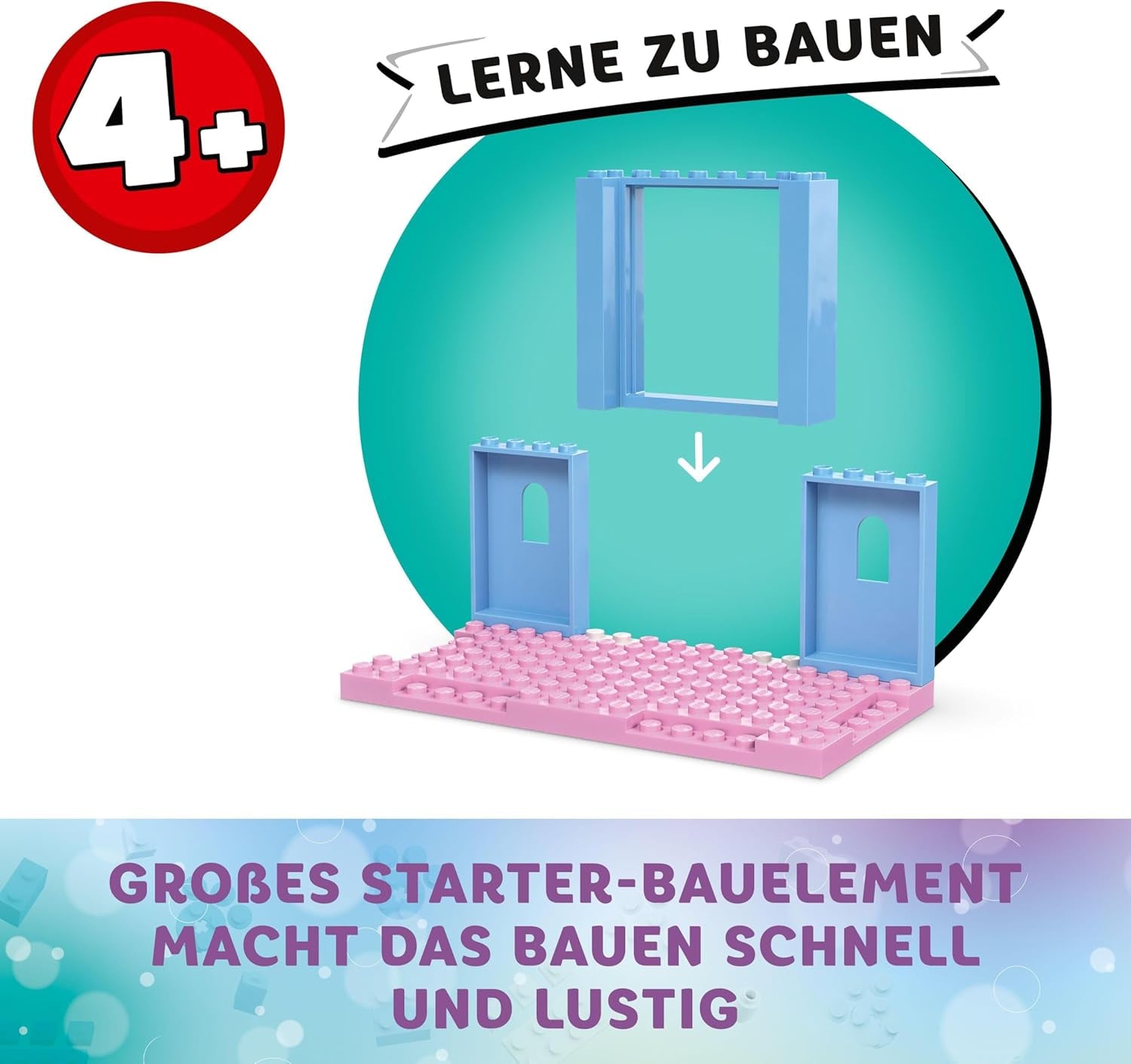 LEGO 4+ Domek dla lalek Gabby Małe kocie uszy Gabby Udawaj zwierzę Zestaw zabawek dla dzieci ze zjeżdżalnią i figurkami Prezent dla dziewcząt i chłopców Zabawka do kreatywnej zabawy 10796 Zestawy do budowania Beuche den LEGO-Store