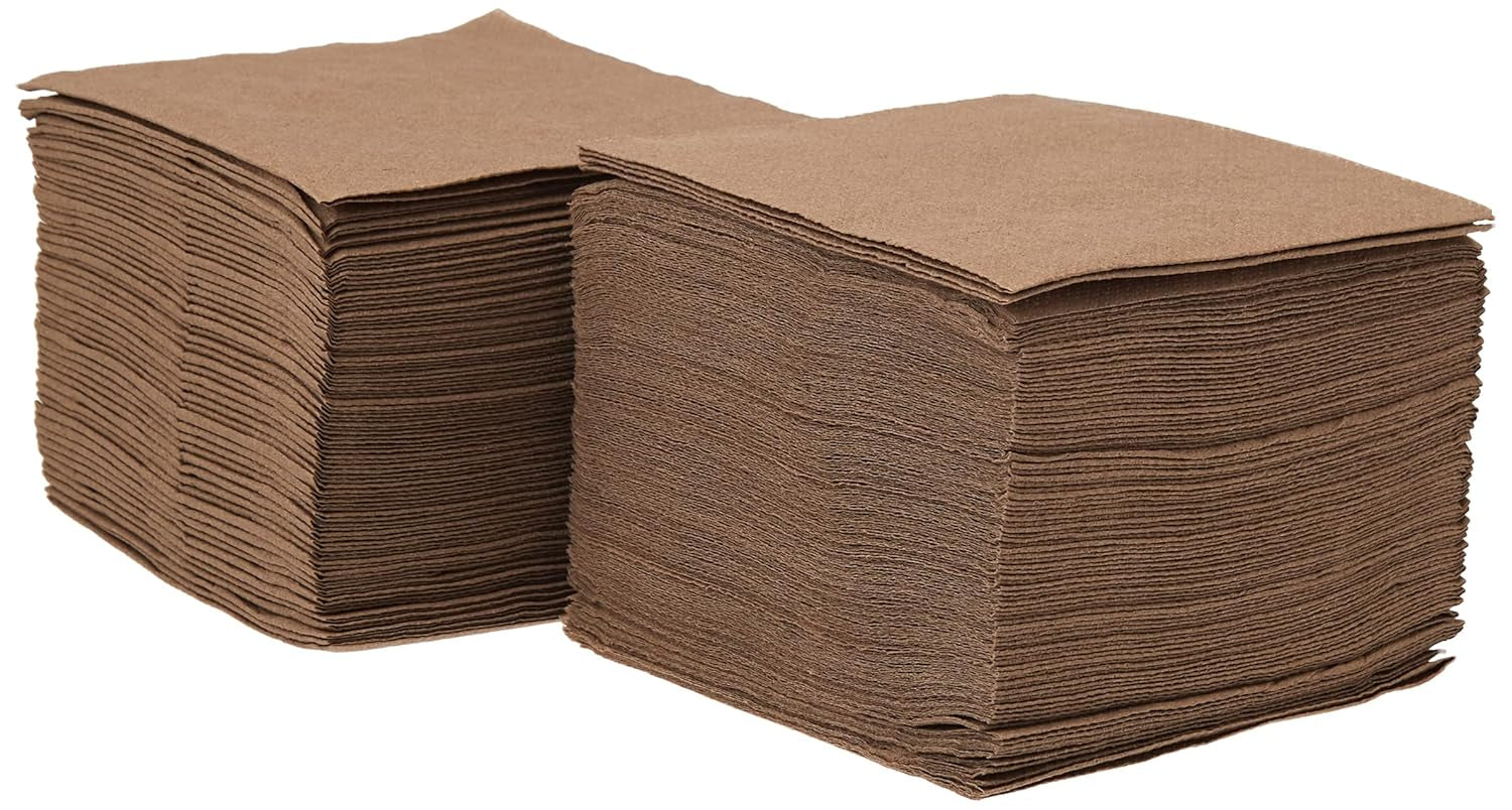 Șervețel Coktail 20 X 20, 2 straturi, 1/4 fold, 100 șervețele, punta-punta, ciocolată