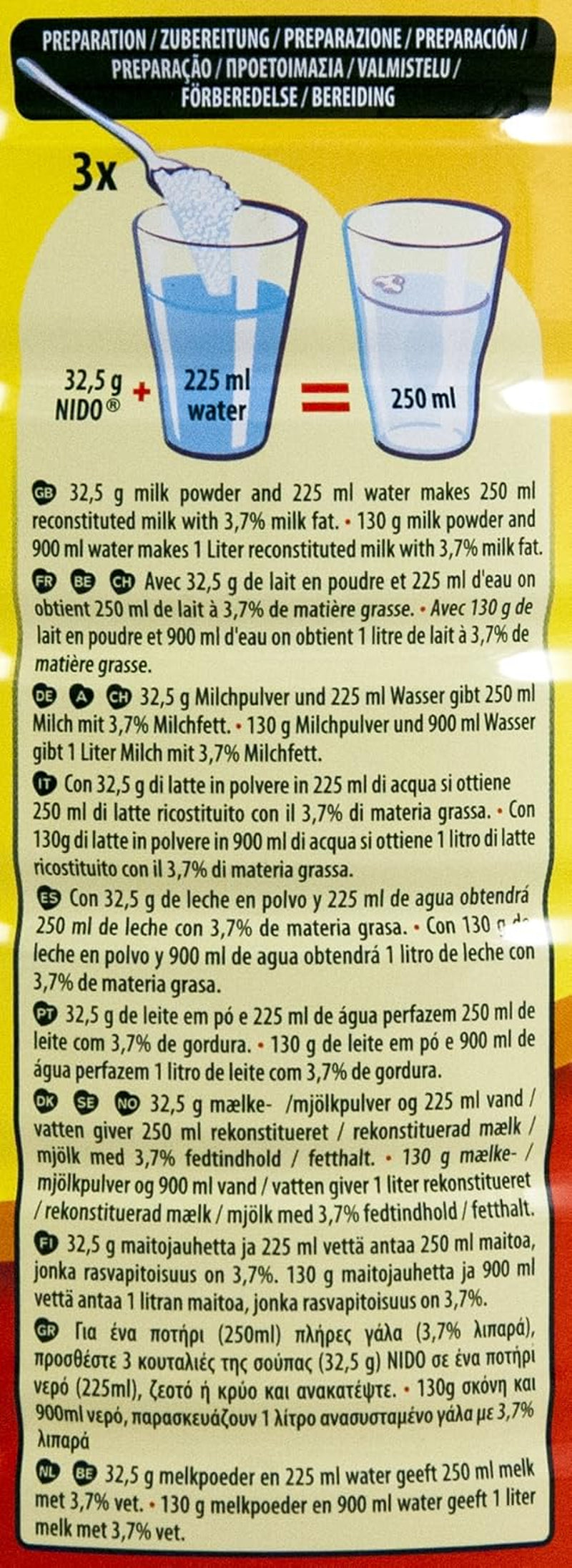 Nestlé Nestlé Pełne mleko w proszku błyskawiczne 900 g