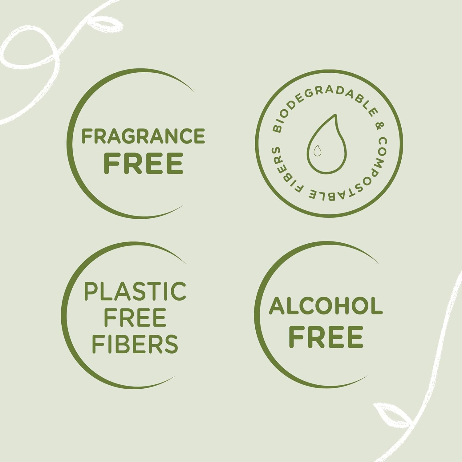 Lingette Coton À L'Eau 60 szt