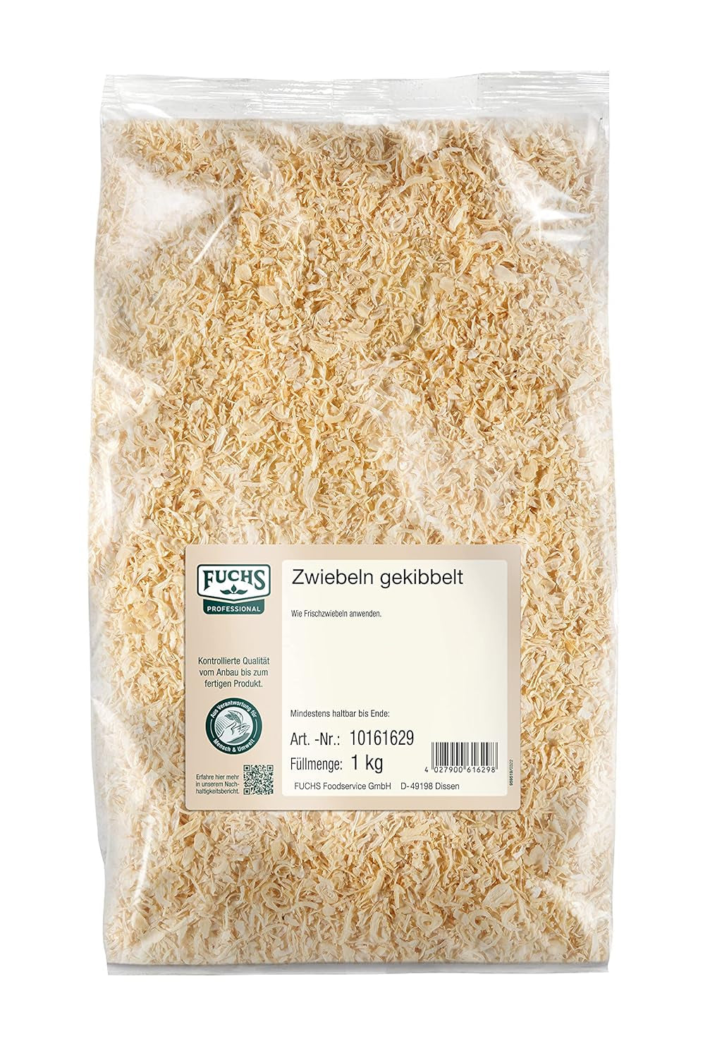 - Zwiebeln gekibbelt | Zum Würzen von Hackfleischgerichten oder Zwiebelsuppe | 1 kg im großen Beutel