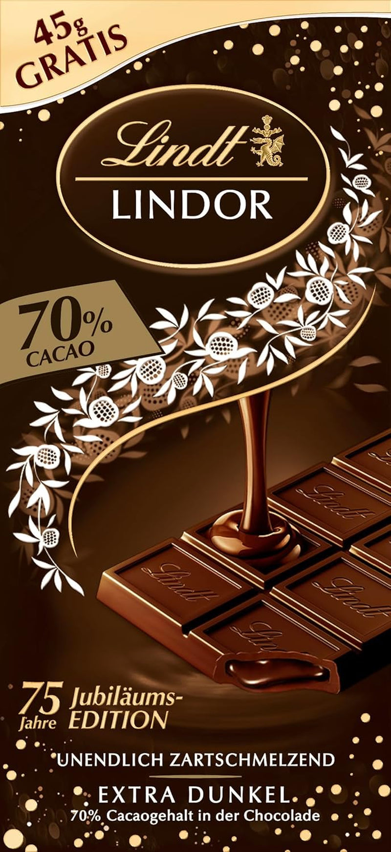 Czekolada Lindta | LINDOR saszetki do sernika | 137g | 10 Kulek z mlecznej czekolady z rozpływającym się w ustach sernikiem | Czekoladowy prezent