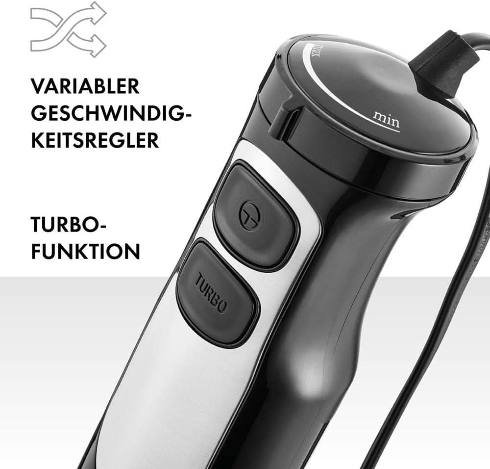 ZWILLING Mikser stojący, Inkl. 600 Messbecher, 550 W, stal nierdzewna 18/8, Edelstahl/Schwarz Sklep dla matki i dziecka Naty